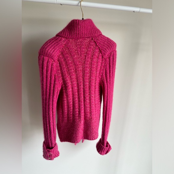 Pink Wool Chanel cardigan size 38 - Picture 7 of 11